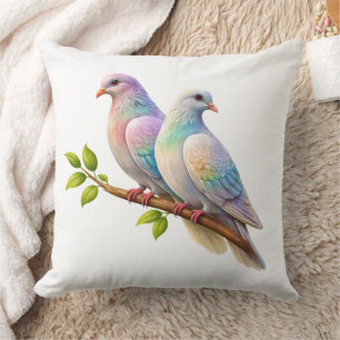 Almofada Personalizada Com Duas Pombas