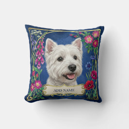 Almofada Personalizada de Cachorro West Highland c