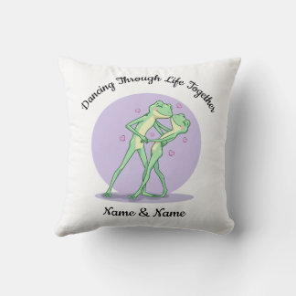 Almofada Personalizada de Casal de Rãs
