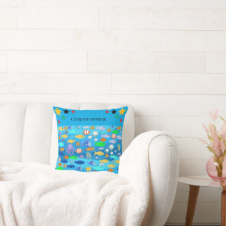 Almofada personalizada - design de peixe - ideia d