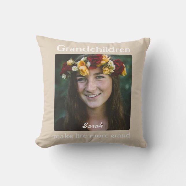 Almofada Personalizada dos Netos para avô (Frente)