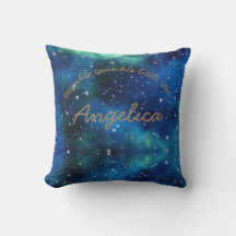 Almofada personalizada estrelas brilhantes