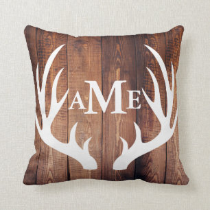 Almofada Personalizado - Antlers de madeira dos cervos do