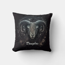 Personalizado Capricórnio Signo Zodiacal Preto