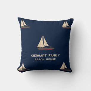 Almofada Personalizado da Casa de Navegação da Família Náut