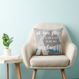 Almofada Personalizado, deixe-o dormir quando ele Acordar