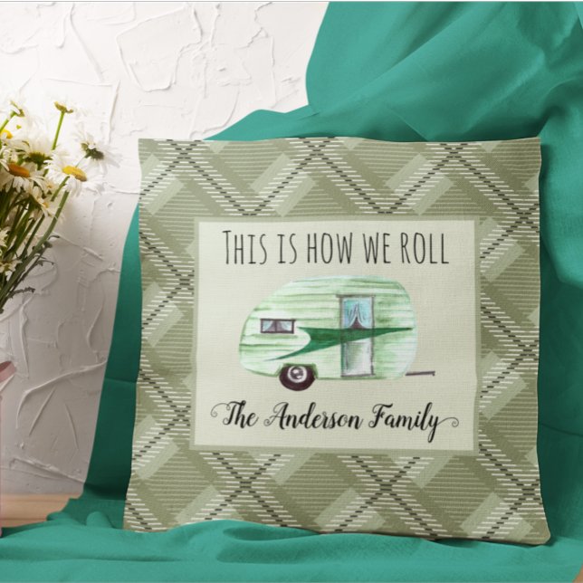 Almofada Personalizado do Reboque Personalizado de Camper P (Criador carregado)