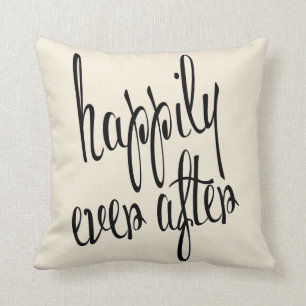Almofada Personalizado Feliz Nunca Depois De Casar