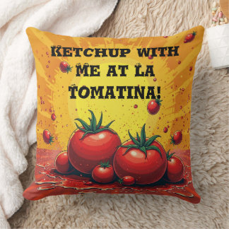 Almofada Personalizado La Tomatina - Festival de Tomate Per