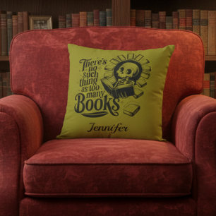 Almofada Personalizado Nada Demais Bibliófilo