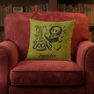 Almofada Personalizado Nada Demais Bibliófilo