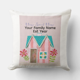 Almofada Personalizado O Capricho da Assinatura (Rosa e Tur