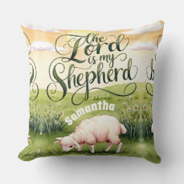 Almofada Personalizado O Senhor é Meu Pastor Cristão