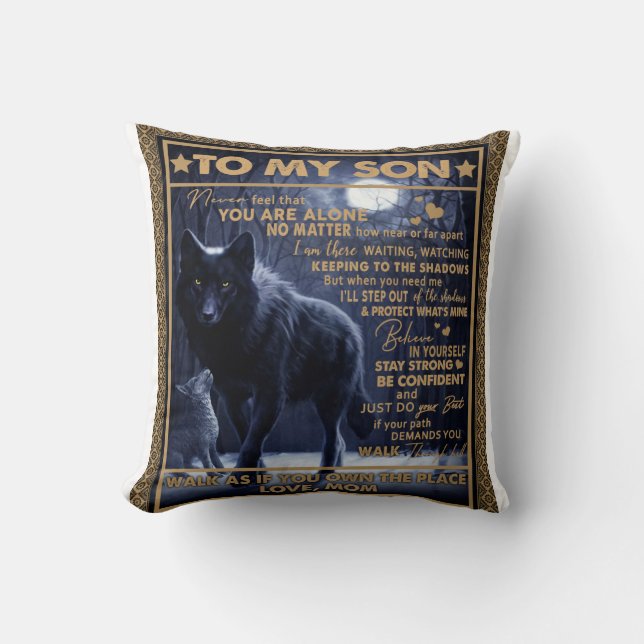 Almofada Personalizado Para Meu Filho, Presente De Aniversá (Frente)