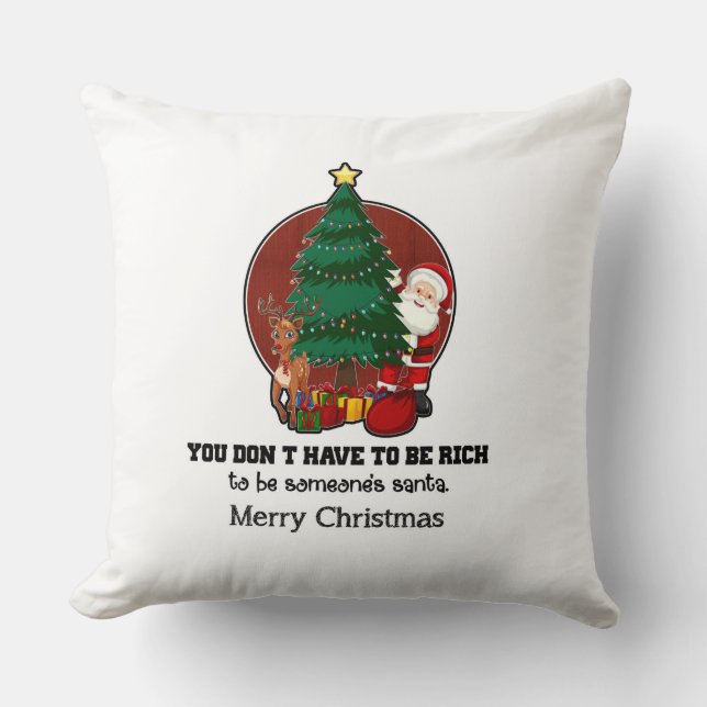 Almofada Personalizado para o presente de Natal (Frente)