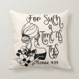 Almofada Personalizado Por Um Tempo Como Este Cristão
