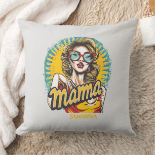 Almofada Personalizado Retro Mama Pop Art (17)