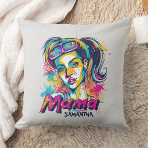 Almofada Personalizado Retro Mama Pop Art (18)