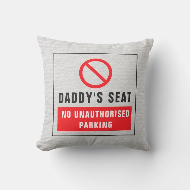 Almofada Personalizado Sem Banco de Estacionamento (Frente)