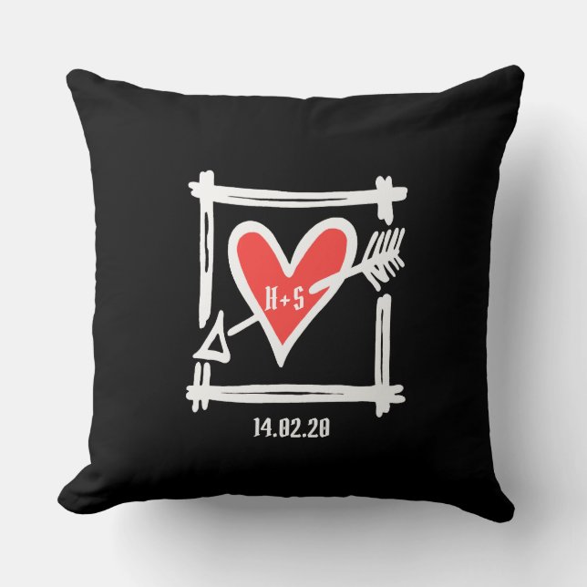 Almofada Personalizado Você Me Casado? Alça de Proposta (Frente)