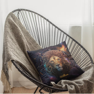 Almofada Personalizar Leo Zodiac Horoscope Fantasia Sinal S