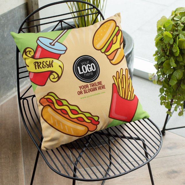 Almofada Personalizar logotipo de empresa | Tema Hotdog do  (Criador carregado)