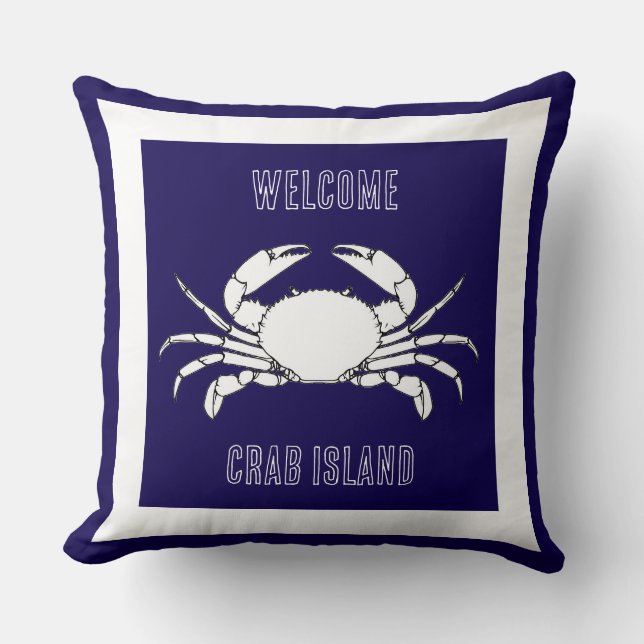 Almofada Personalizar O Cushion De Lançamento - Bem-Vindo À (Frente)