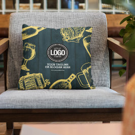 Almofada Personalizar o Tema da Cerveja Verde Escura