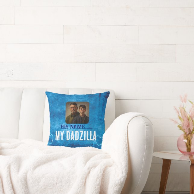 Almofada Personalizável do Meu Dadzilla Feliz Dia  (Sofá)
