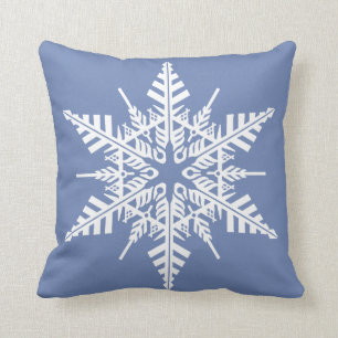 Almofada Personalize este travesseiro do floco de neve