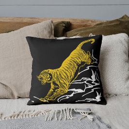 Almofada Personalize o Impressão Safari Wildlife Cat Design