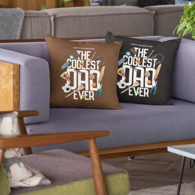 Almofada Personalize O Pai Mais Legal Do Mundo (Criador carregado)