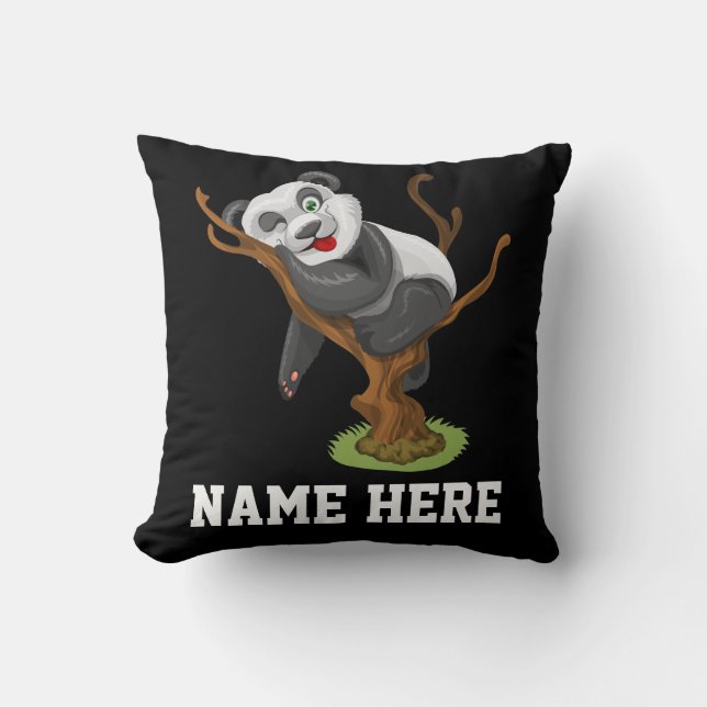 Almofada Personalize Seu Próprio Panda De Bebê Bonito (Frente)
