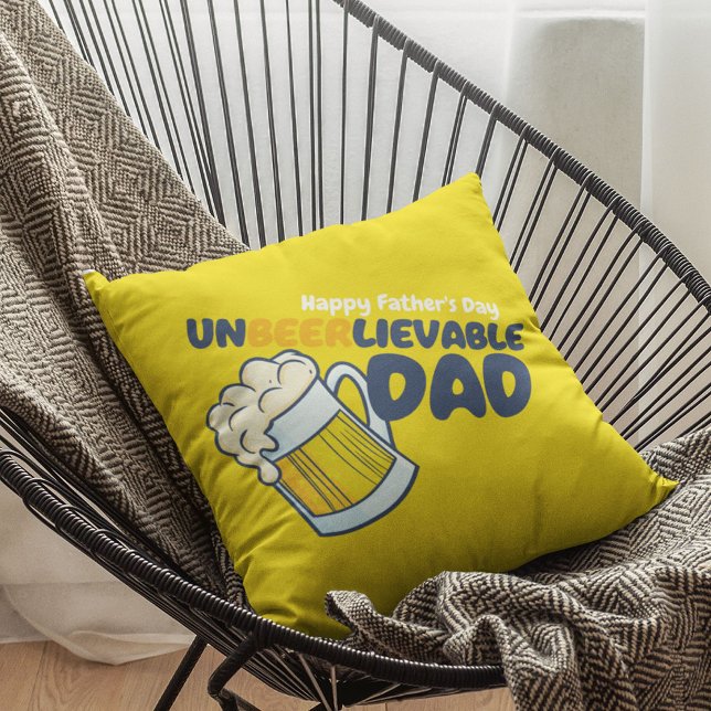 Almofada Personalize um Pai inacreditável e engraçado (Criador carregado)