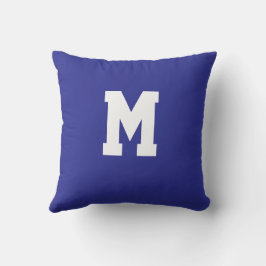 Almofada Personalized Alphabet Throw Pillow