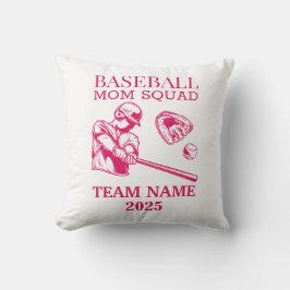 Almofada Personalized baseball mom 