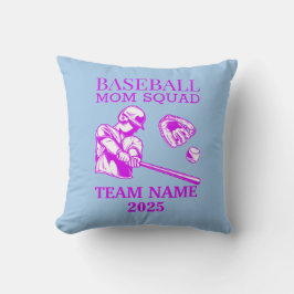 Almofada Personalized baseball mom 