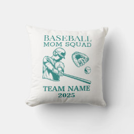Almofada Personalized baseball mom 