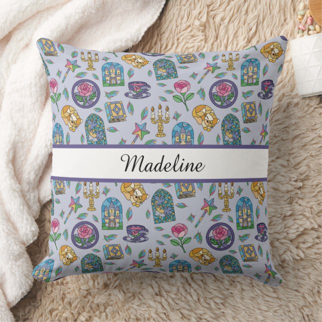 Almofada Personalized Cats Beauty and the Beast Book Girl (Cobertor)