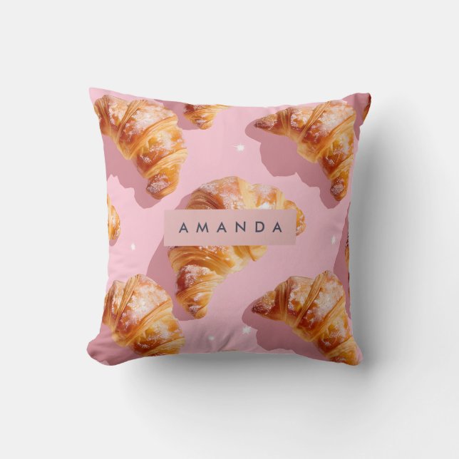 Almofada Personalized Charming Croissant Delight (Frente)