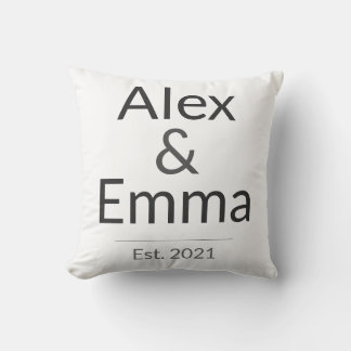 Almofada Personalized Couples Mug – Custom Names & Year Gif