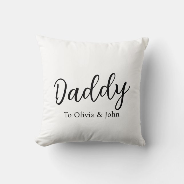 Almofada Personalized Daddy (Frente)