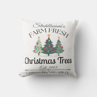 Almofada Personalized Farm Fresh Christmas Trees