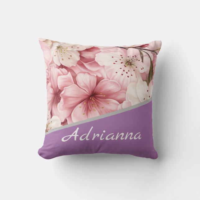 Almofada Personalized Floral Name (Frente)