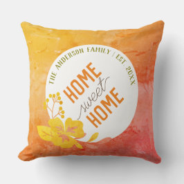 Almofada Personalized Home Sweet Home - Custom Family Name