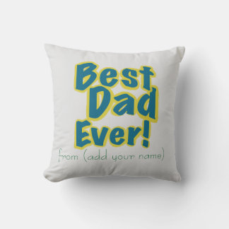 Almofada Personalized Just for Him Best Dad Ever