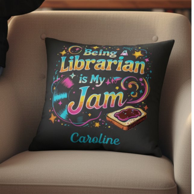Almofada Personalized Librarian Gift (Criador carregado)