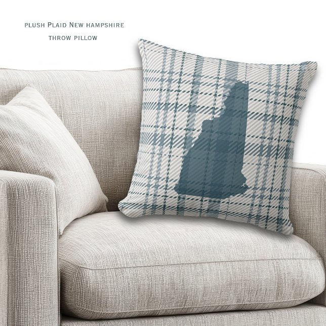 Almofada Personalized New Hampshire Granite State Home Deco (Criador carregado)