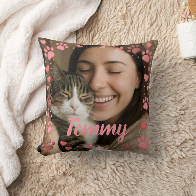 Almofada Personalized Photo Pet Lover's Pillow (Cobertor)