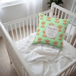 Almofada Personalized Puppy Birth Pillow